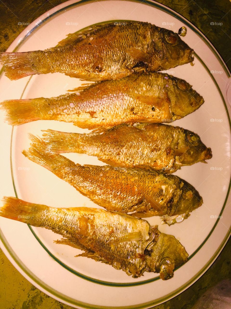 Fried fish for dinner