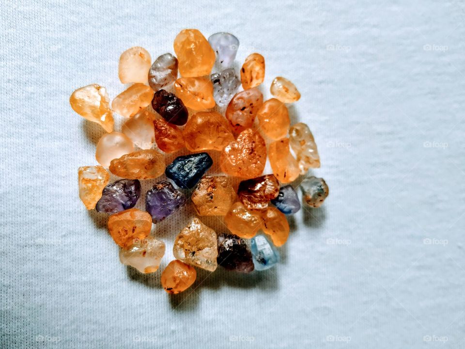 Natural gem stones