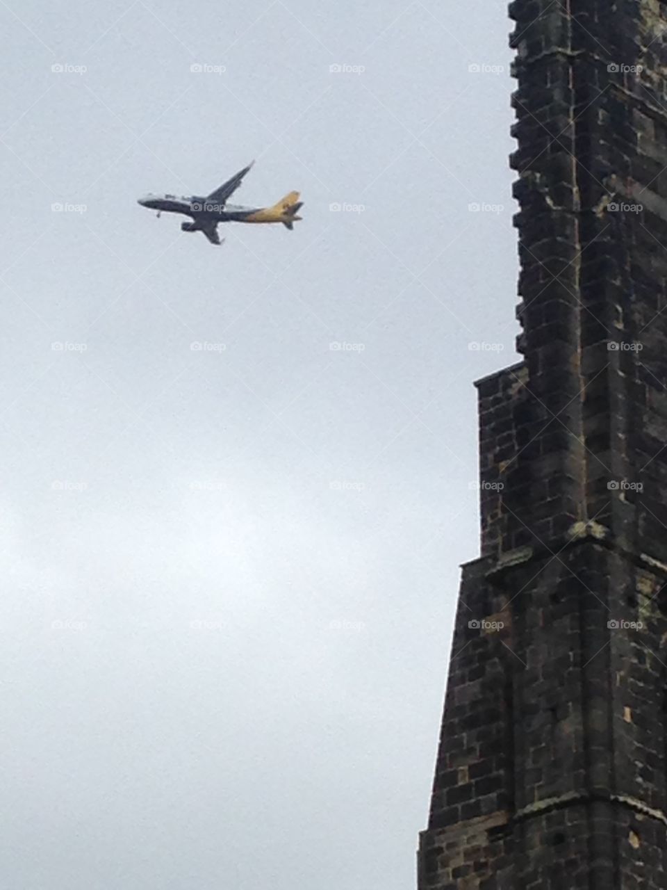 Aeroplane over Cathedral