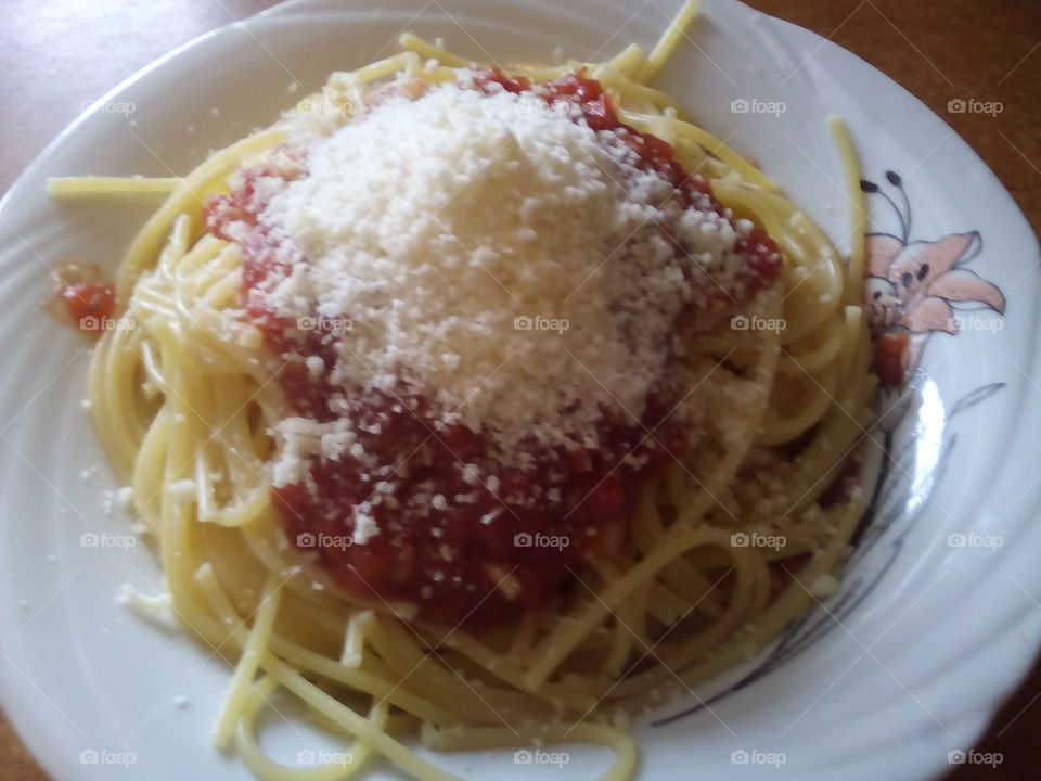 Pasta, Spaghetti, Food, Dinner, Lunch