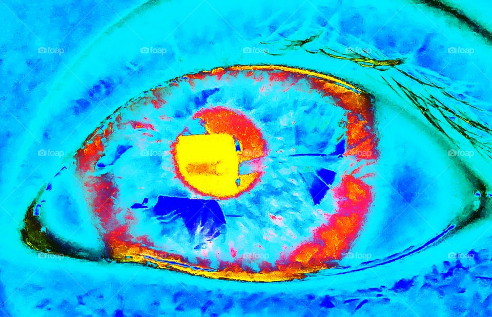 baby abstract eye