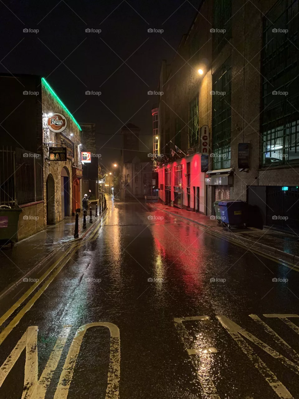 Downtown Limerick pub in Ireland