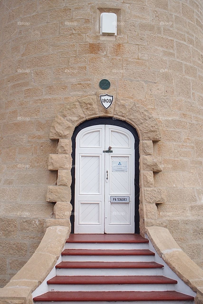 Lighthouse doorway entrance