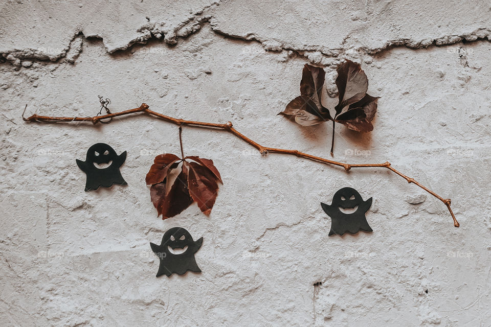 Halloween flatlay