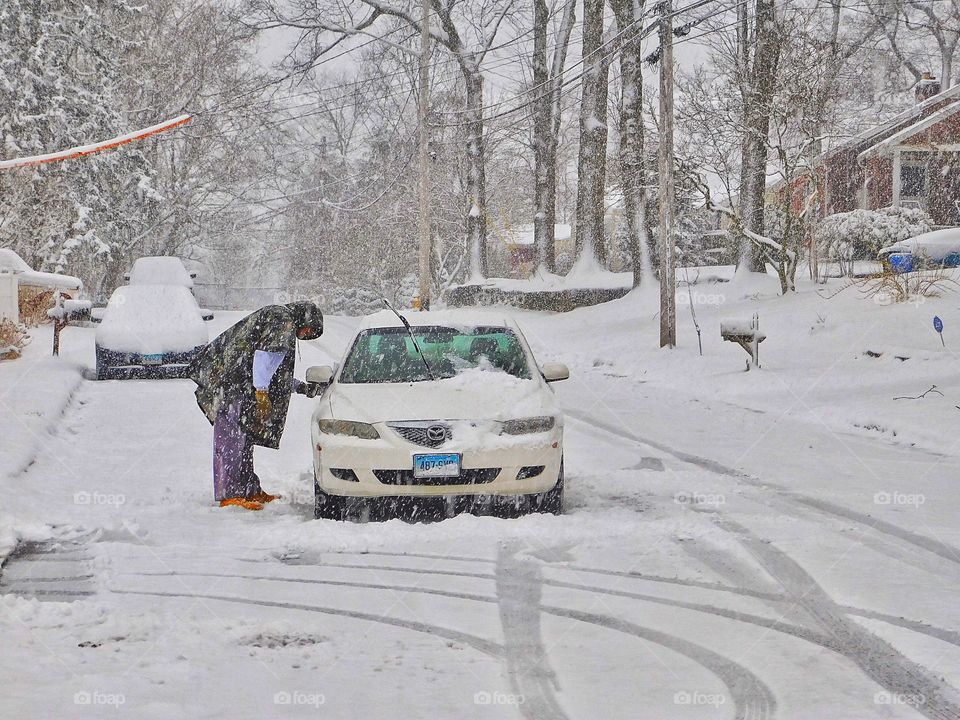 Aprils first snow...