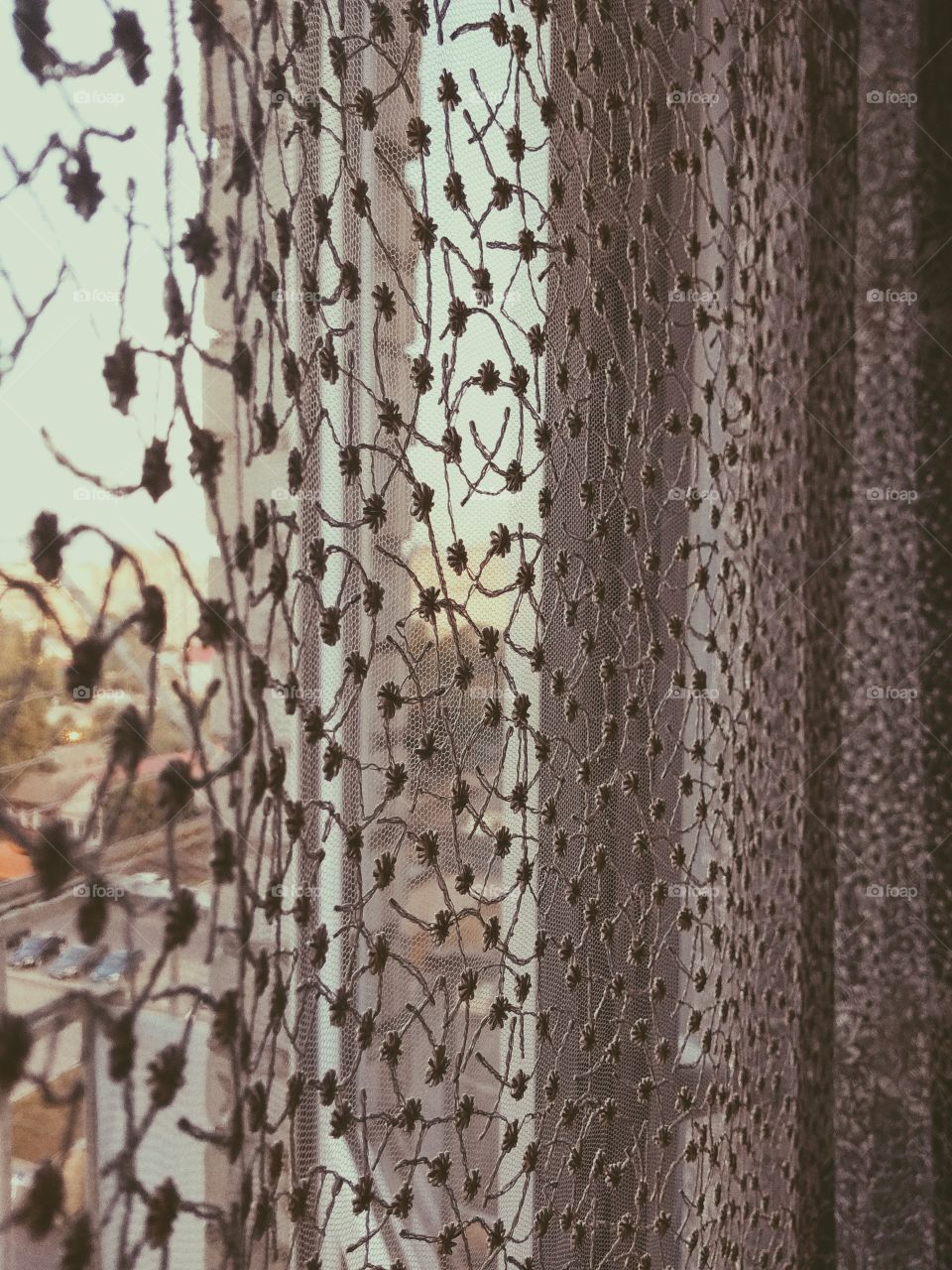 transparent curtains