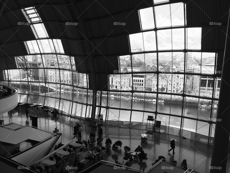 Magpie View. Mission photo taken inside The Sage in Gateshead ...