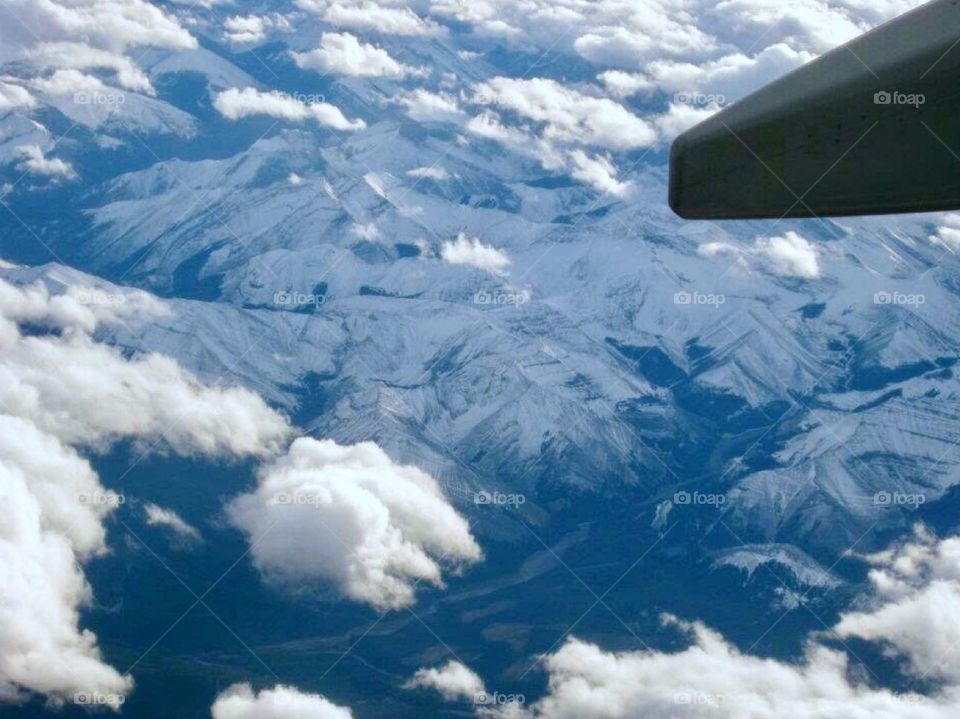 Flying over the Rocky Mountains (AB-BC)