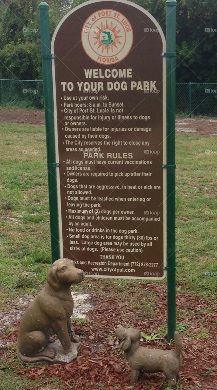 Park rules up close 