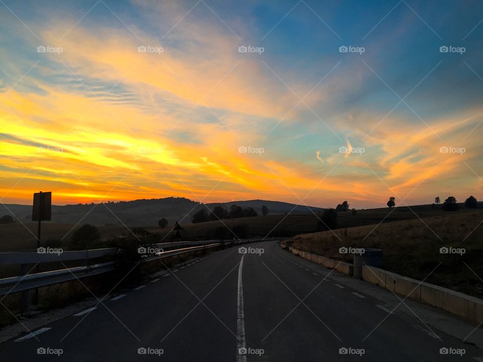 Sunset road 