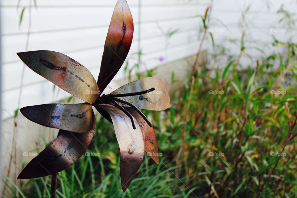 Metal flower