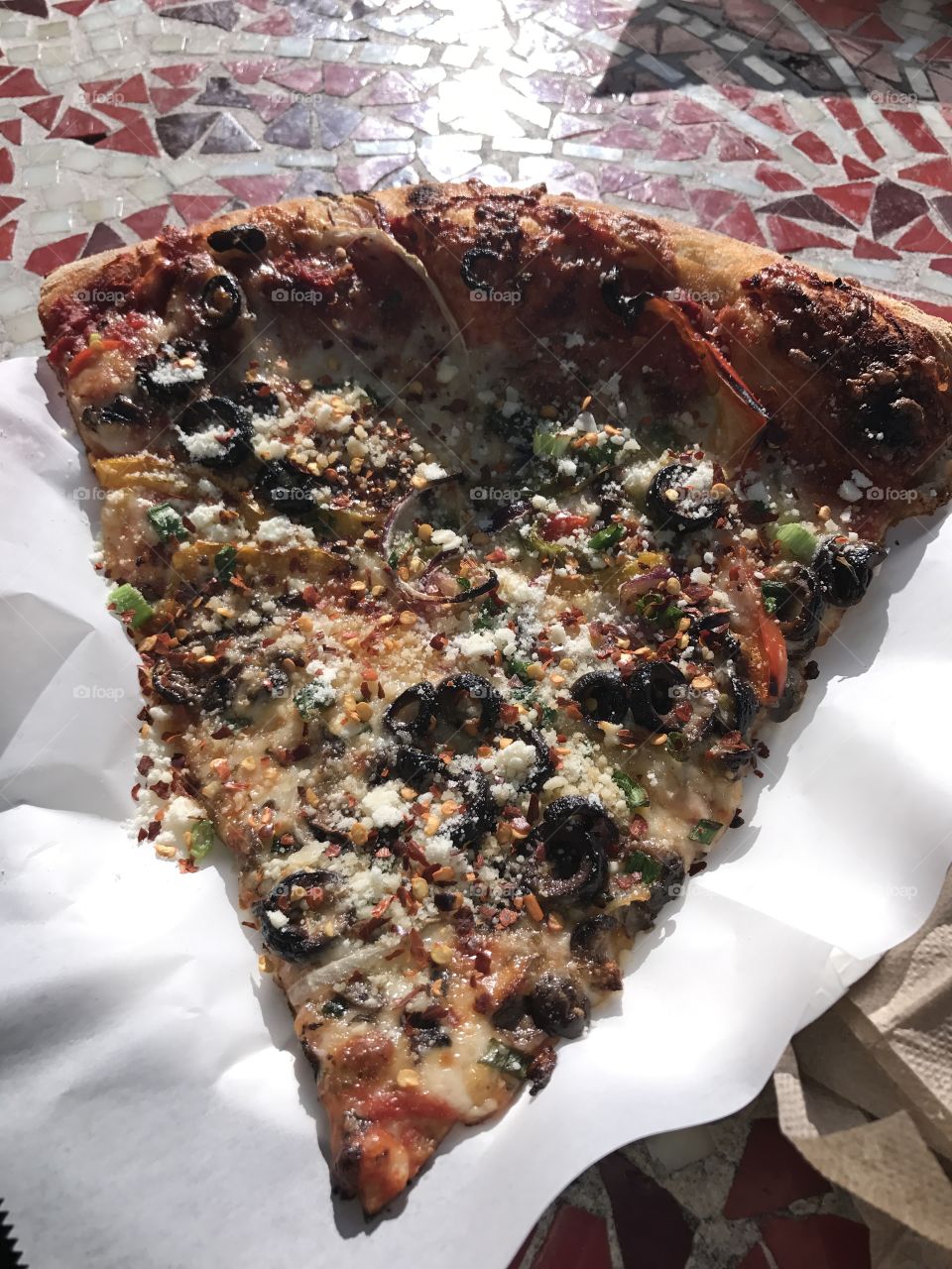 Tony's Pizza by the slice in North Beach, San Francisco