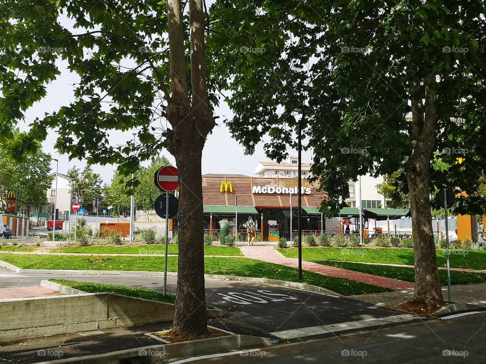 Mc Donald's restaurant in Pescara in Italy