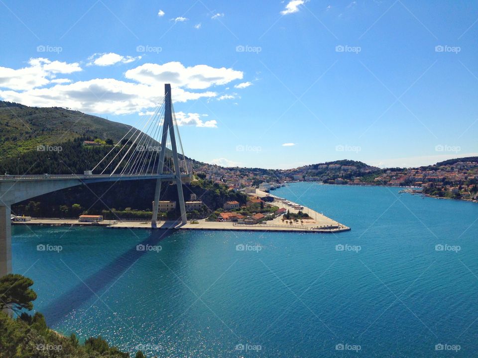The bridge in Dubrovnik