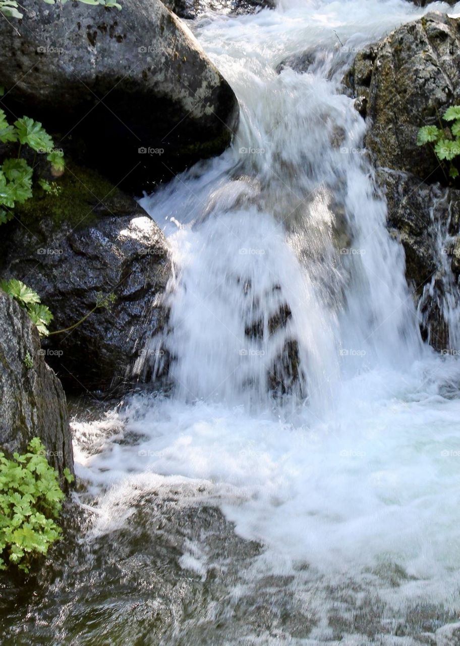 Mountain stream-waterfall 