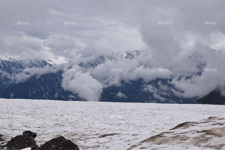 Misty Mountain Range