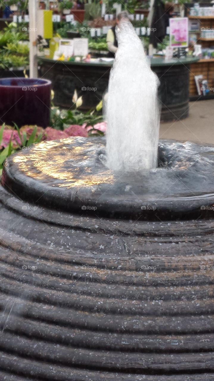 barrel fountain