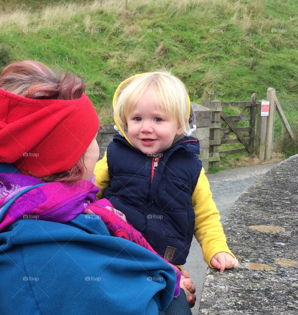 A happy day out with mummy