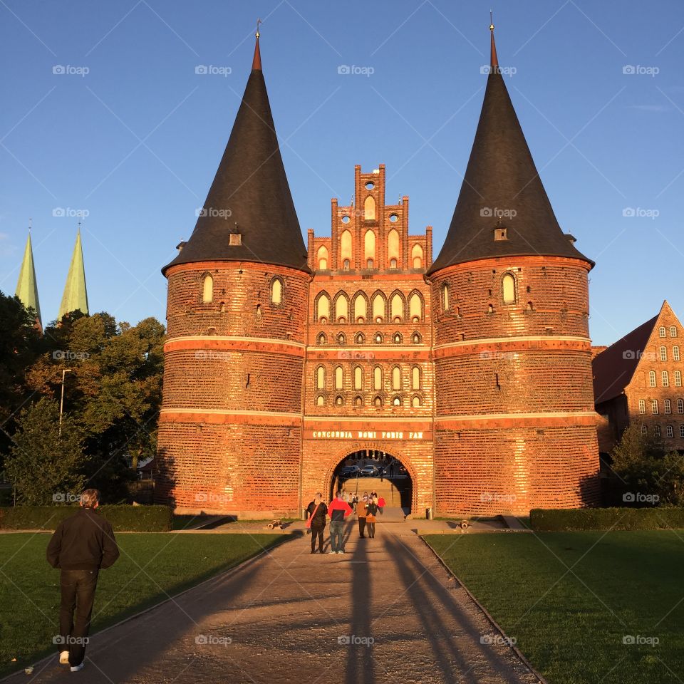 Old town entrance Lubeck