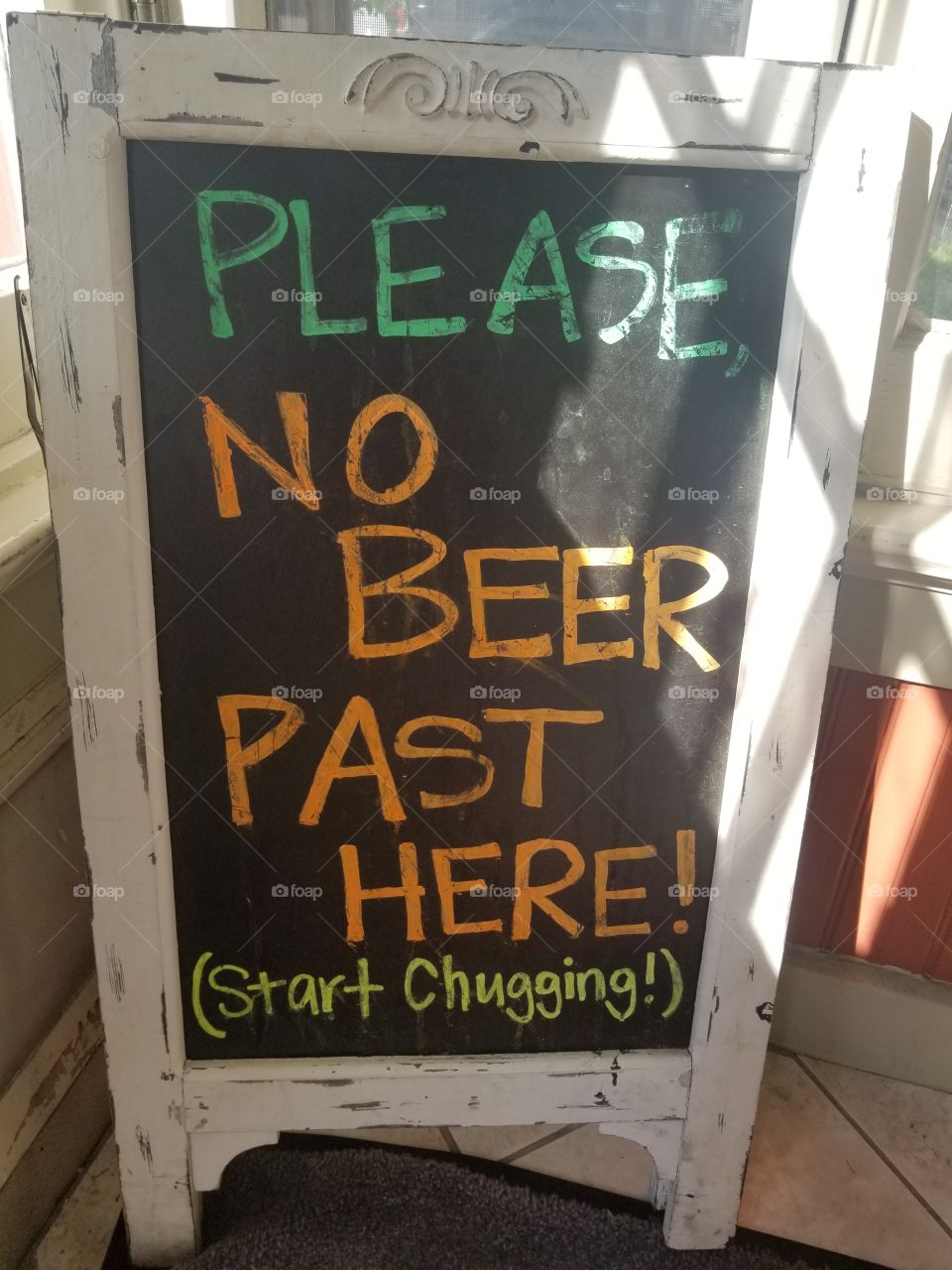 At a local brewery in Downtown Cheyenne