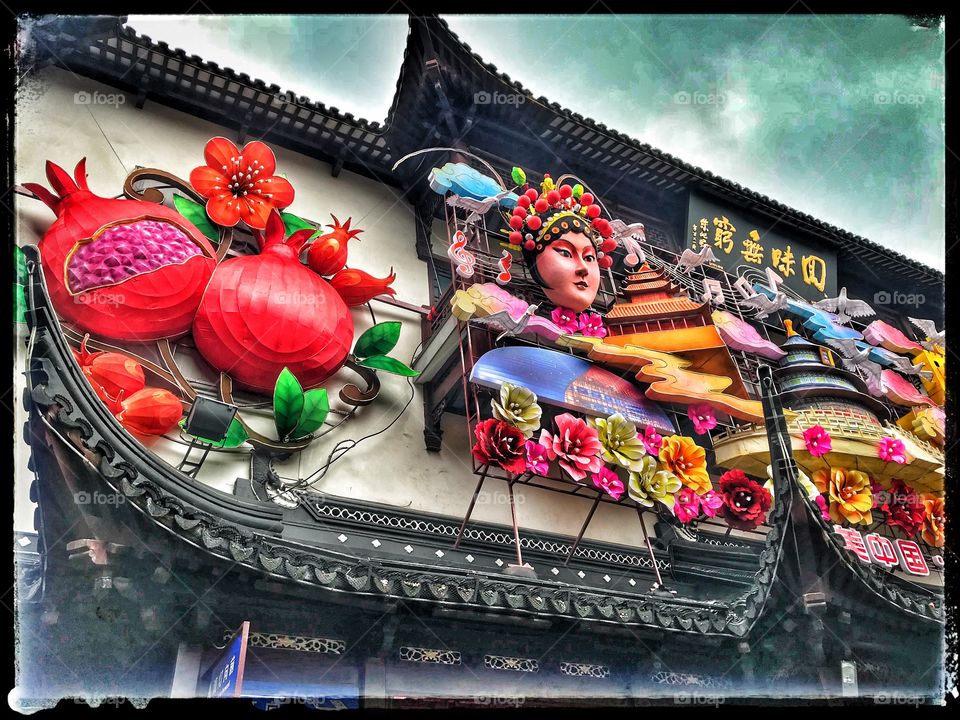 Lantern festival - Chinese New Year, Yu Garden, 灯节期间，豫园，上海