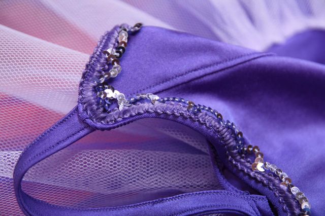 Close-up Lavender Tutu - Barbie style.