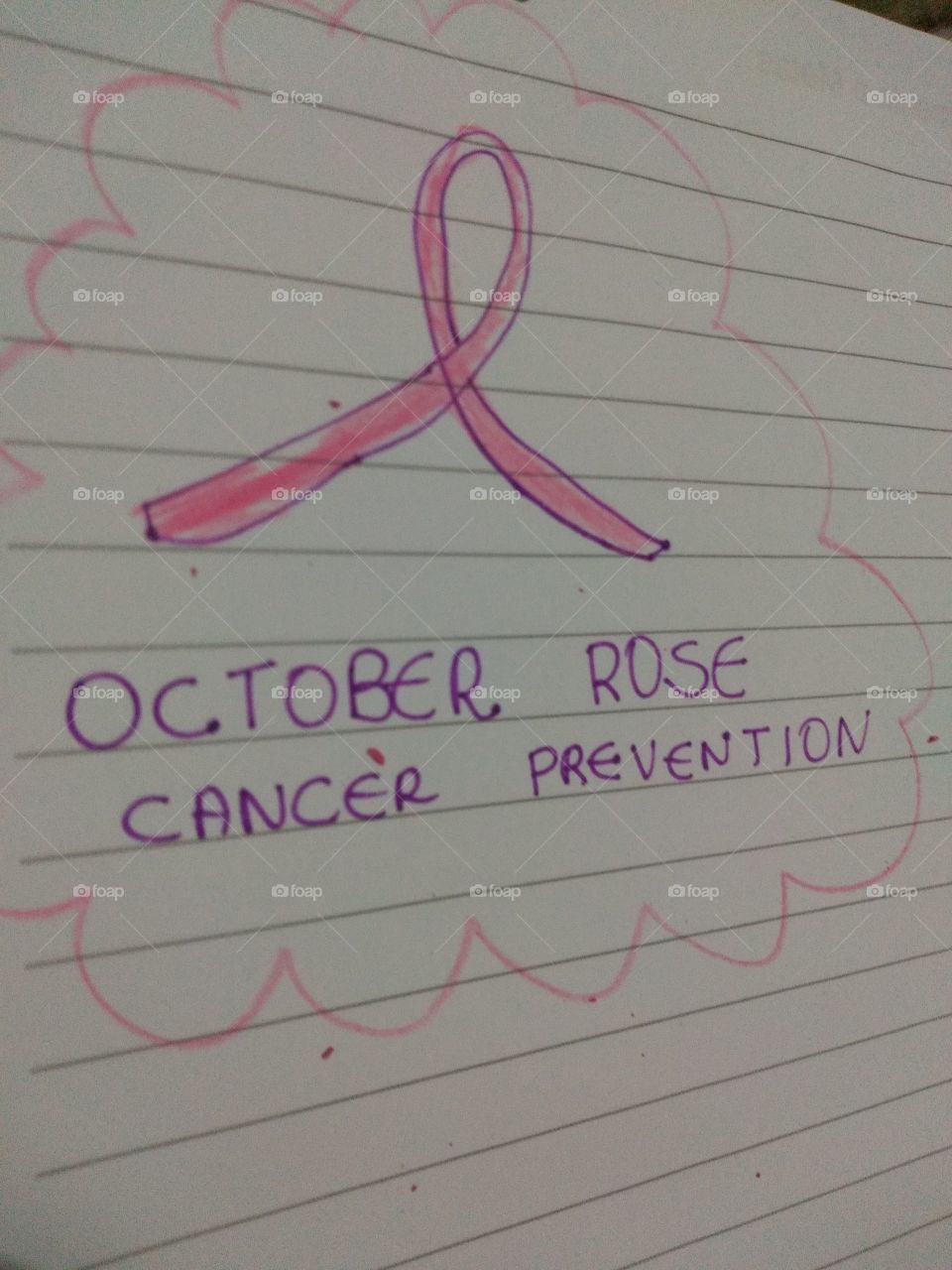 october Rose câncer prevention