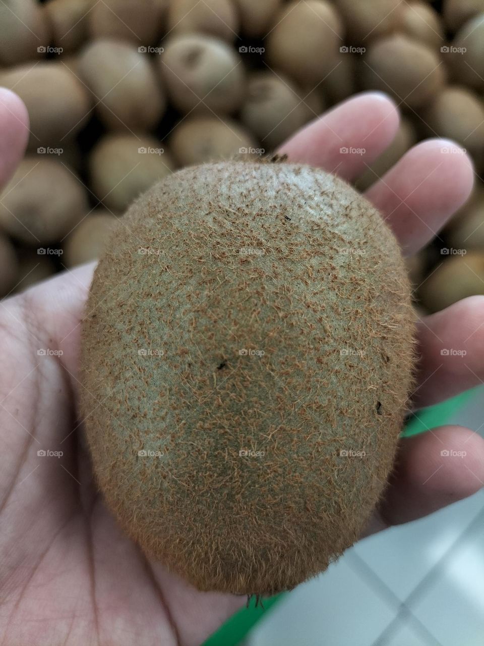Kiwifruit has a hairy texture