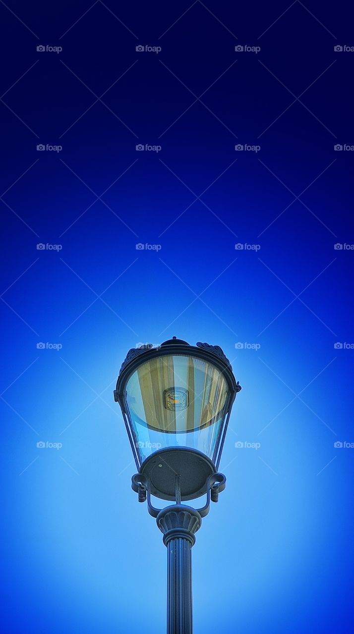 Street lamp in Bucharest