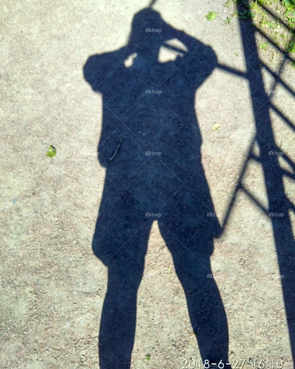 My shadow.
