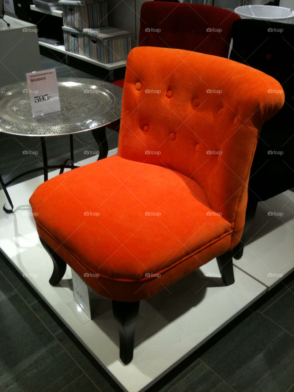 sweden red chair orange by zebra