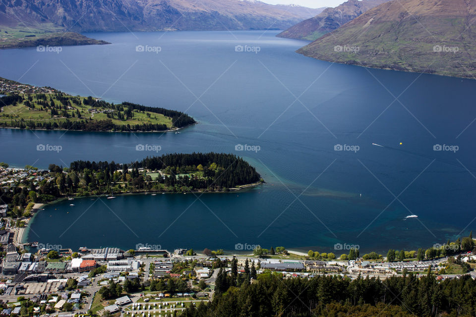 New Zealand - Queenstown, from the look out sky lift 