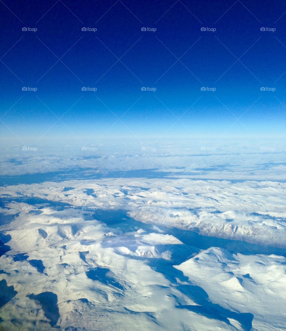 Greenland from the air