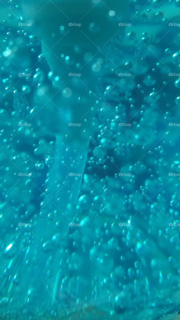 Bubles blue gel
