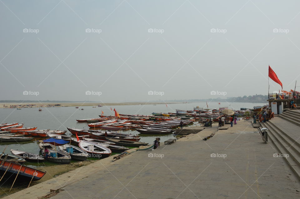 Varanasi India, River Ganges