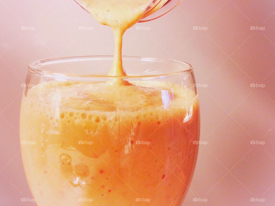 Close-up of orange juice