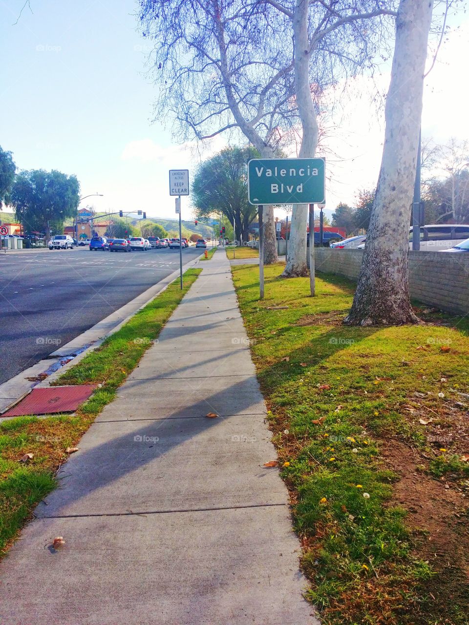 Outside. It was a great day for a walk..go out and enjoy the outside