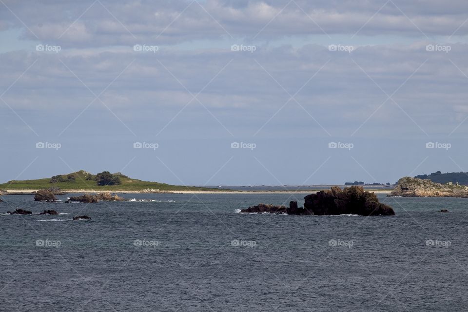 view of the coast of the sea