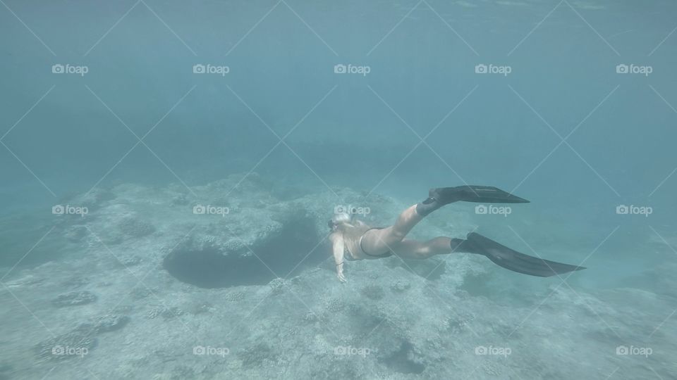 Female Free Diver