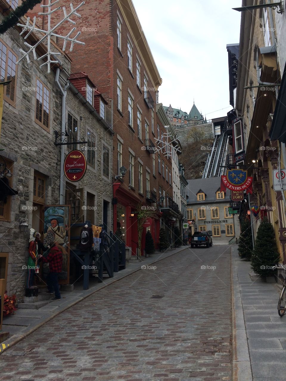 Street in Old Town Quebec 