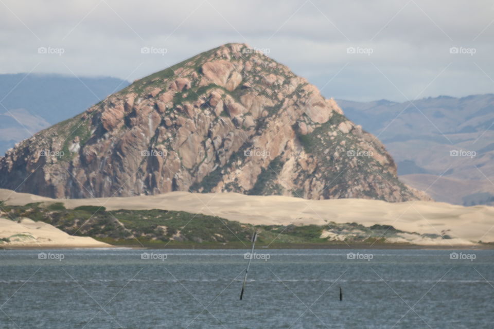 The Extinct volcano Morro Rock