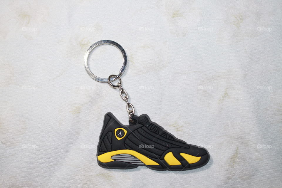 This is a Jordan sneaker keychain. This is just one design, I have other more. This is the second design.