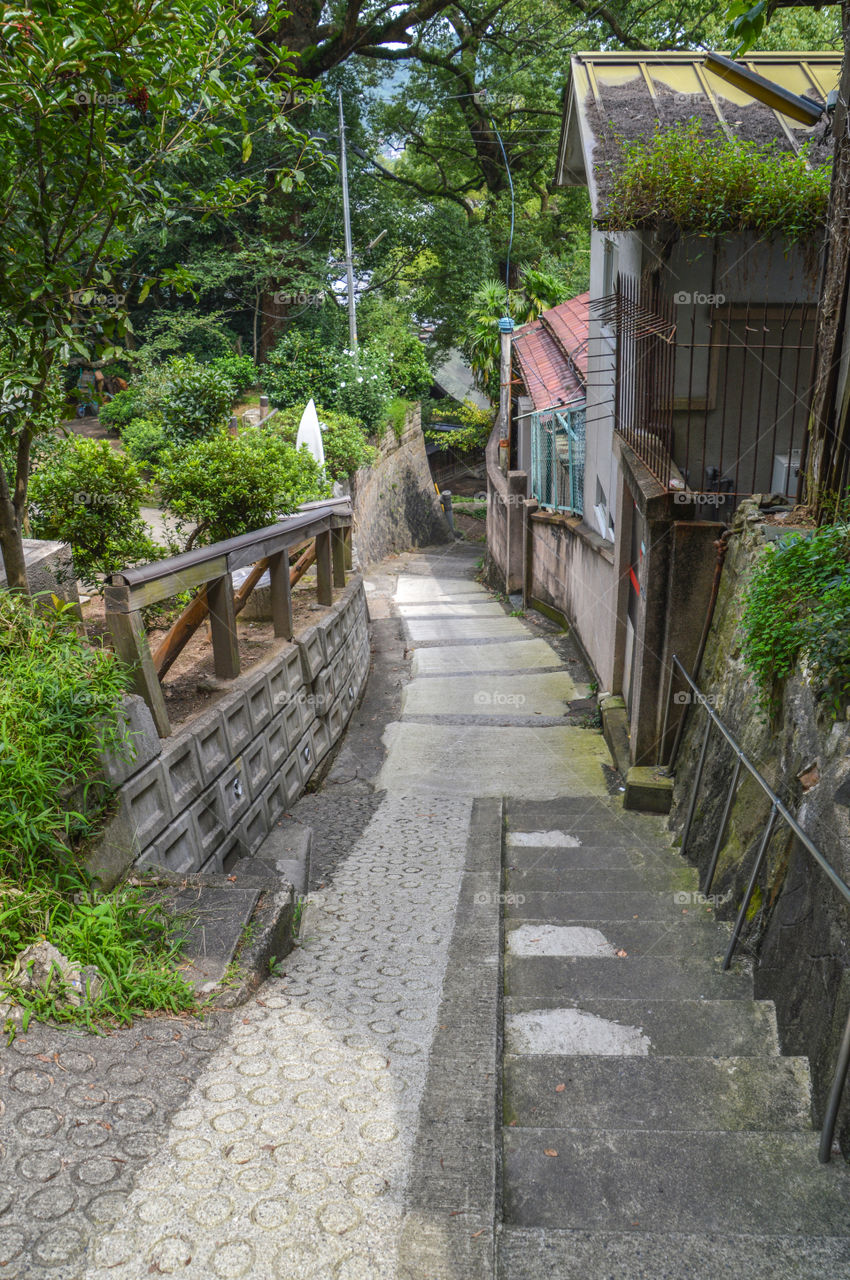Alley At Onomichi Japan