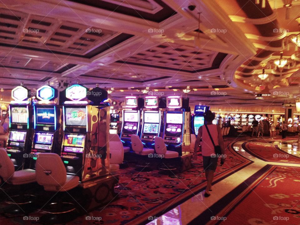 Slot machine room