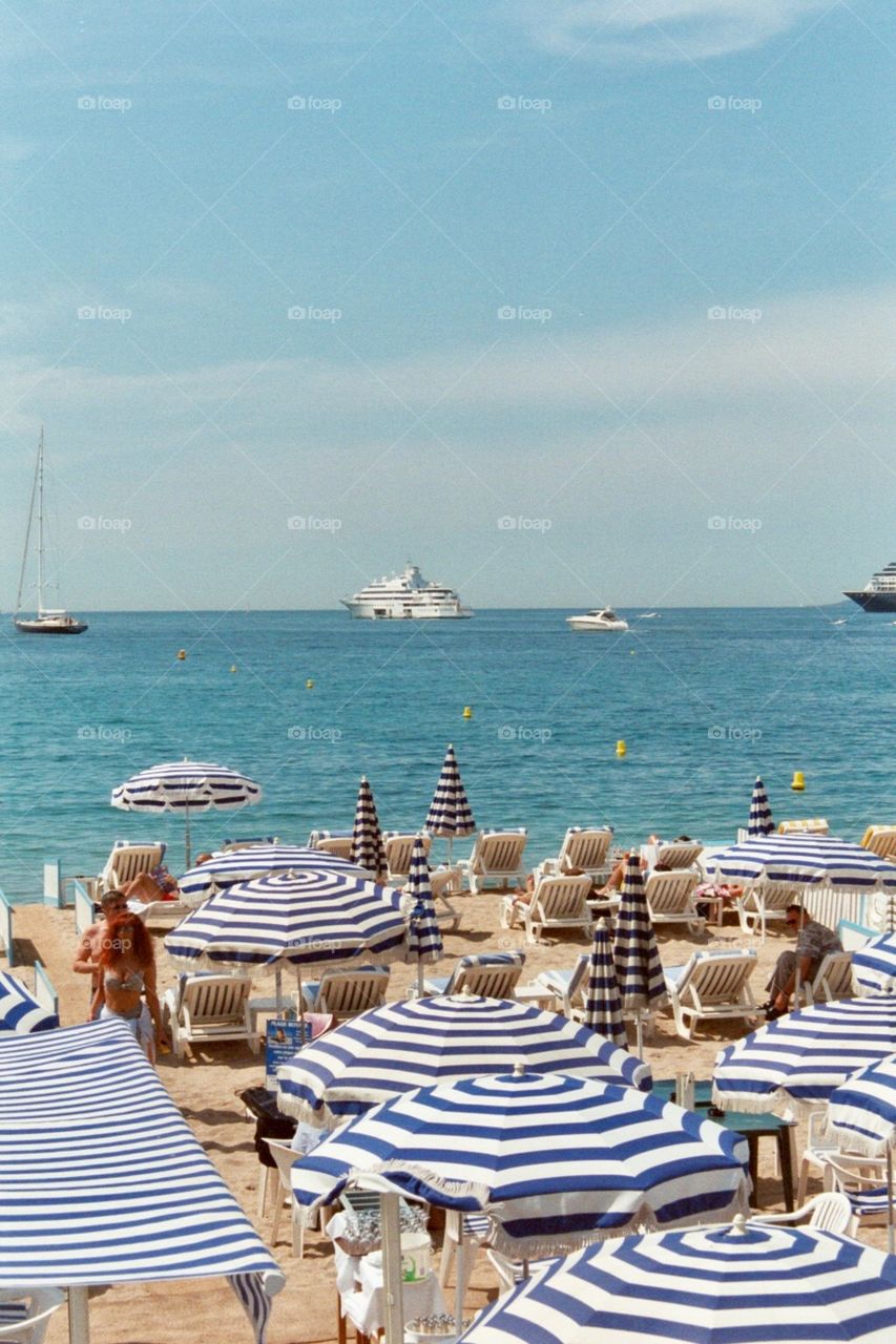 Cannes beach 