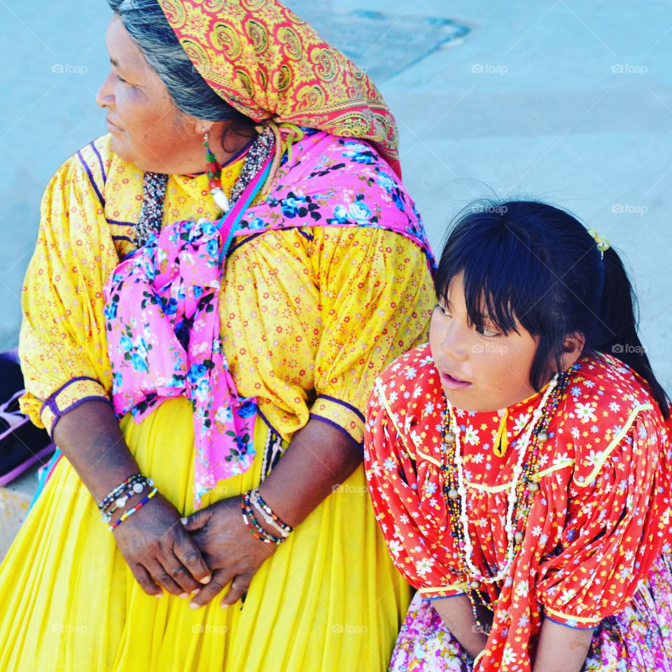 Rosa's mother and daughter