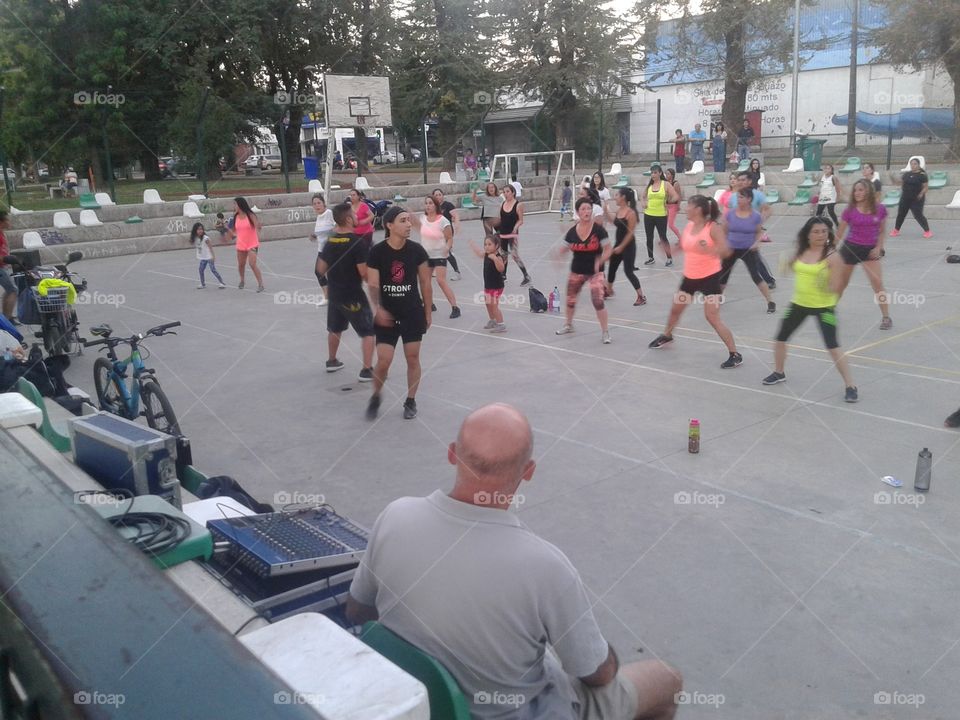 clase de zumba