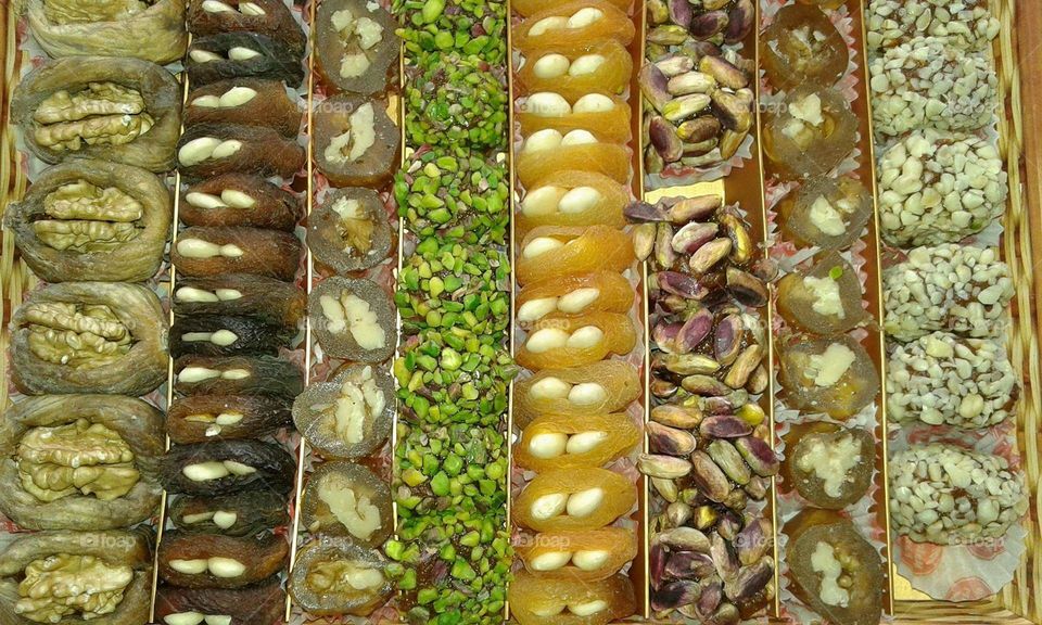 dried fruits and nuts
