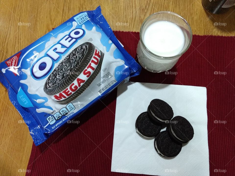 Oreos and milk for the win!