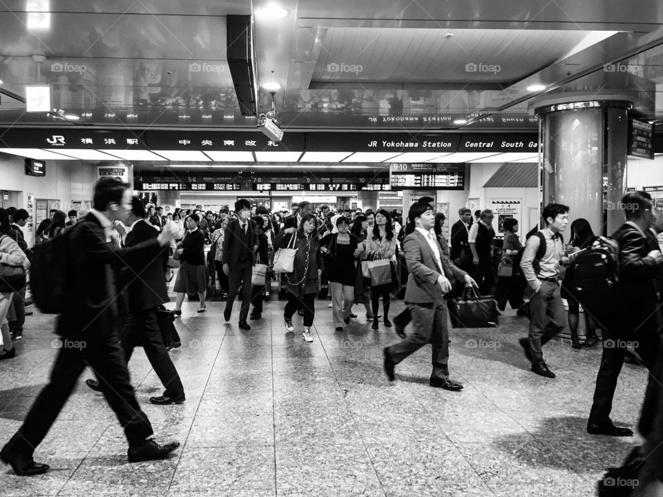 Japan rush hour